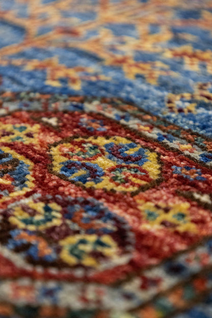 Tree Kazak Handwoven Tribal Rug, J89325