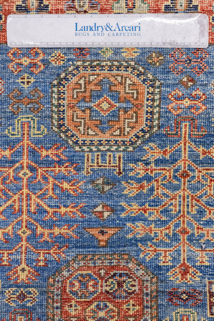 Tree Kazak Handwoven Tribal Rug, J89325