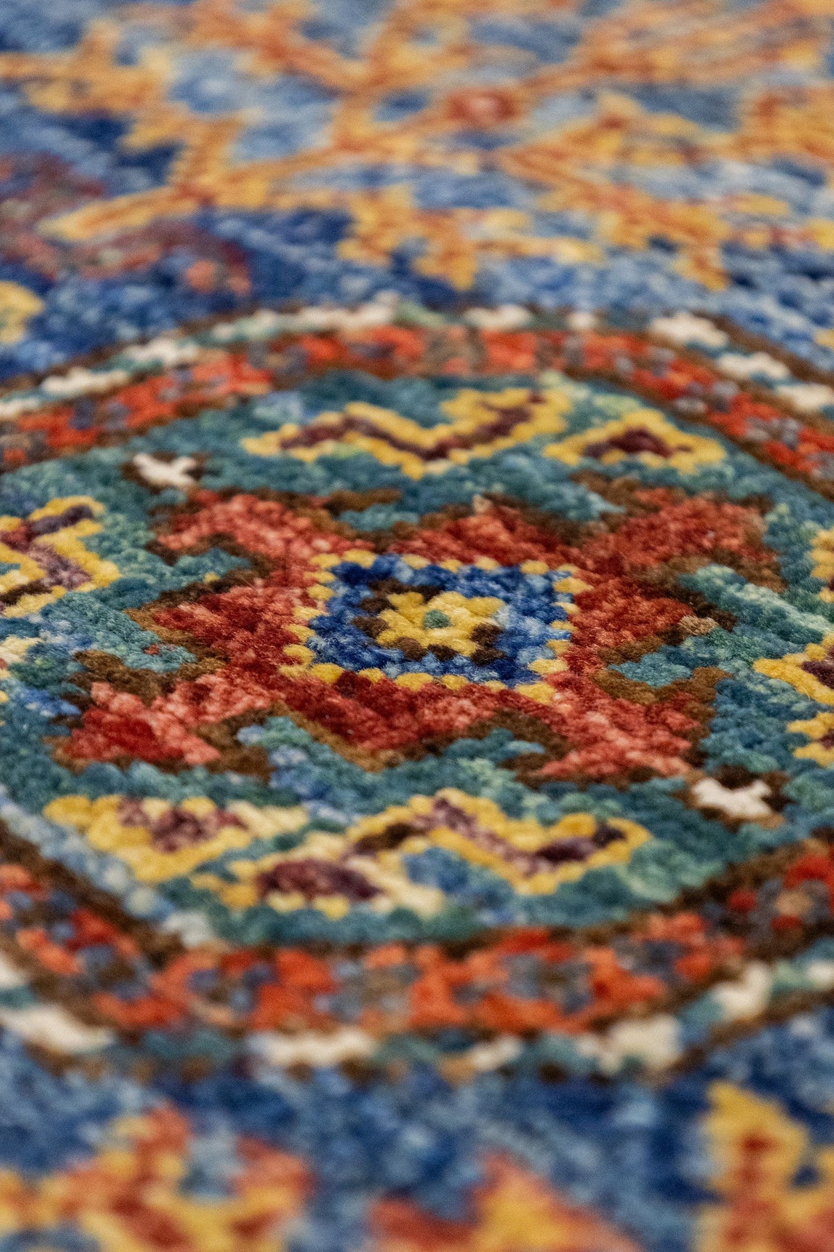 Tree Kazak Handwoven Tribal Rug, J89326