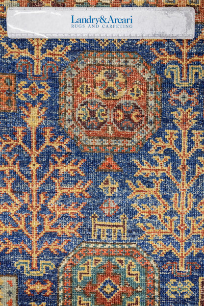 Tree Kazak Handwoven Tribal Rug, J89326