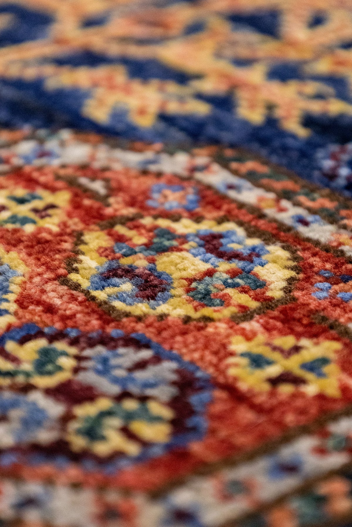 Tree Kazak Handwoven Tribal Rug, J89327