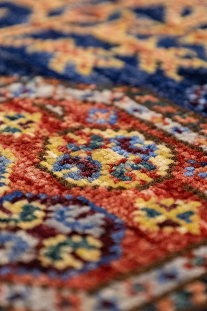 Tree Kazak Handwoven Tribal Rug, J89327