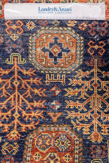Tree Kazak Handwoven Tribal Rug, J89327