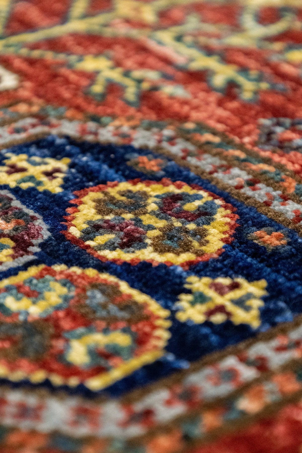 Tree Kazak Handwoven Tribal Rug, J89328