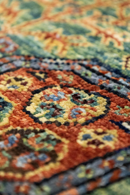 Tree Kazak Handwoven Tribal Rug, J89335