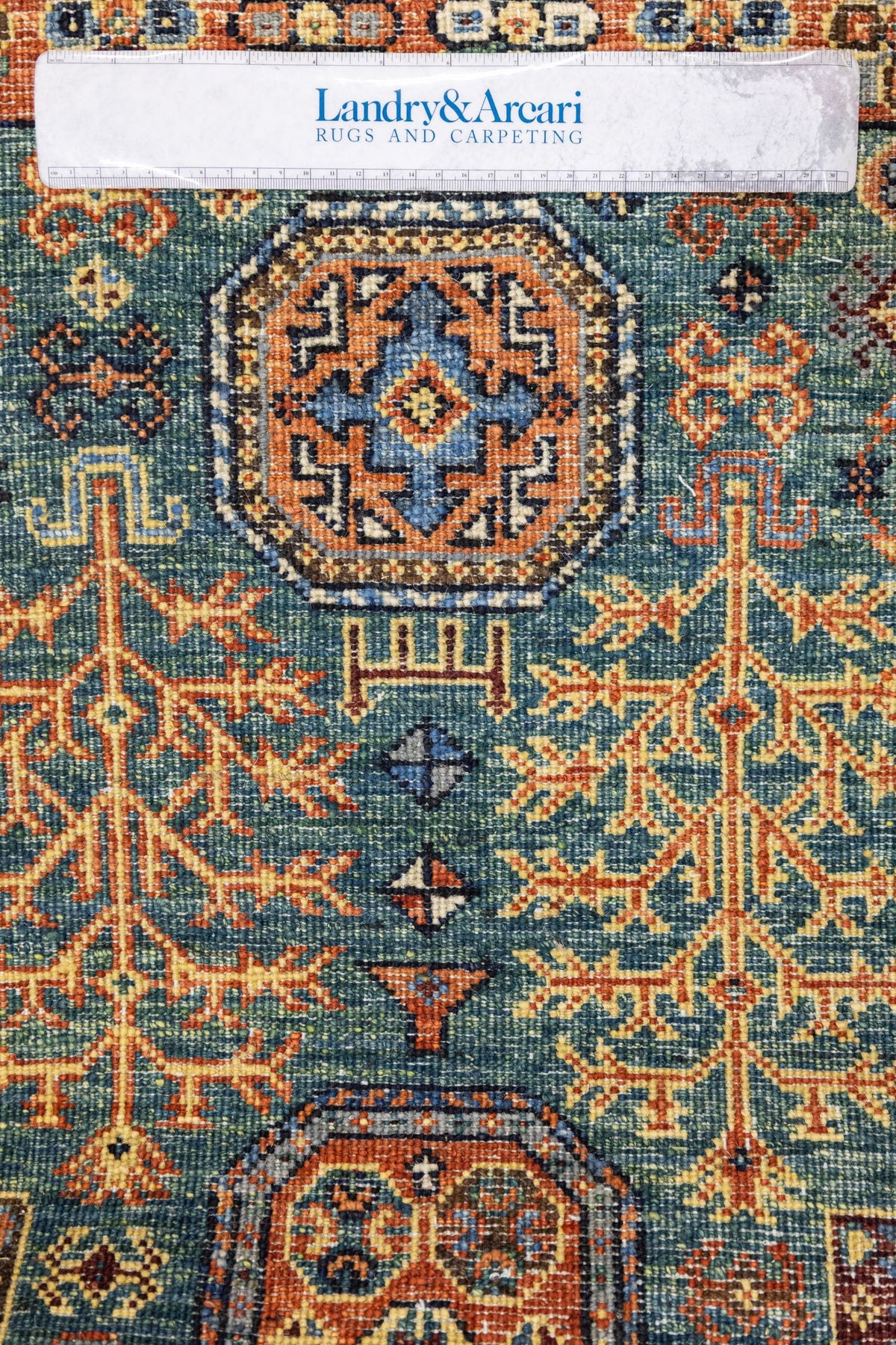 Tree Kazak Handwoven Tribal Rug, J89335