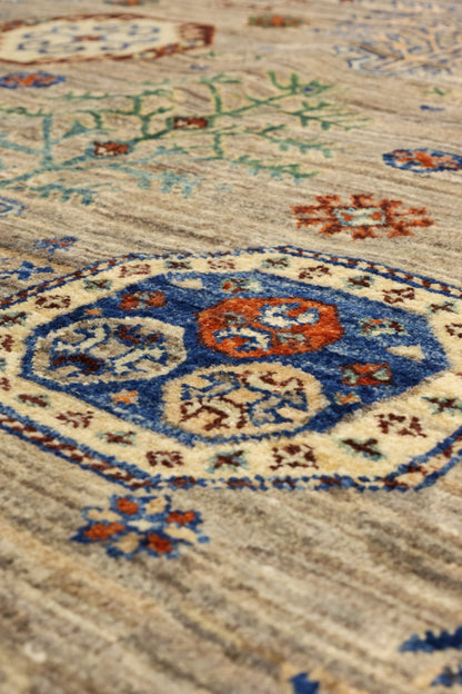 Tree Kazak Handwoven Tribal Rug, J80914