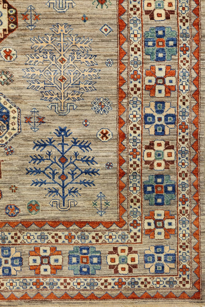 Tree Kazak Handwoven Tribal Rug, J80914