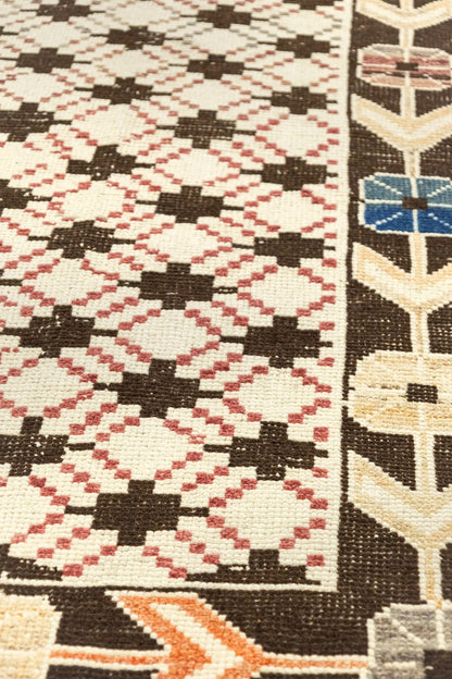Trellis Kars Handwoven Tribal Rug, J88926