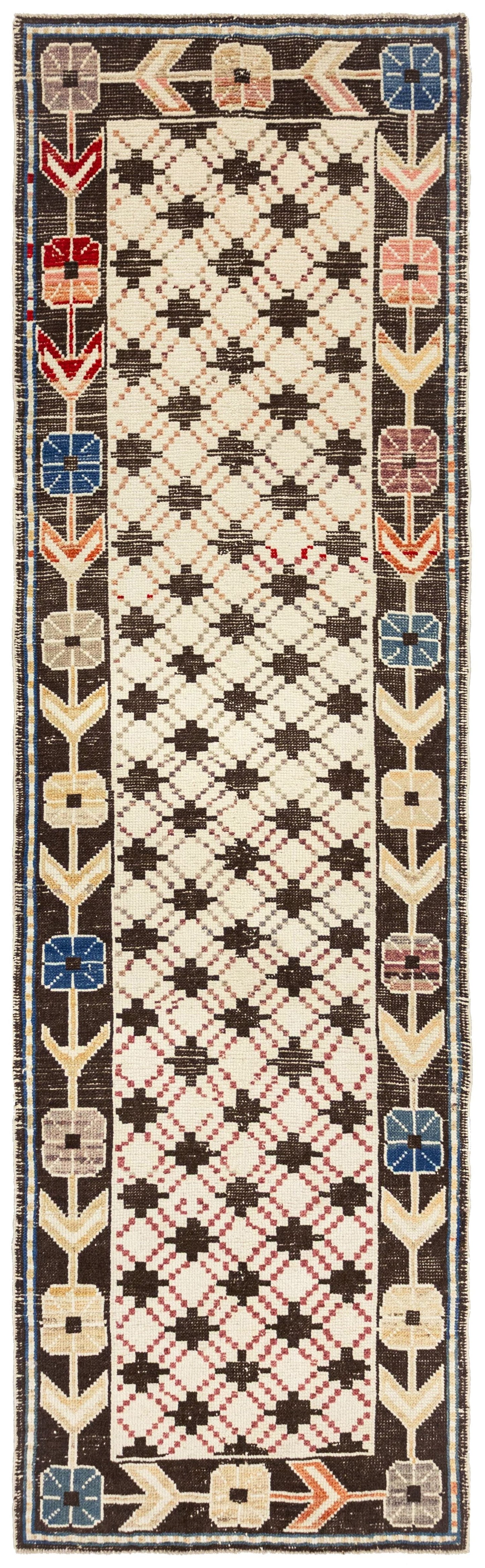  Trellis Kars Handwoven Tribal Rug