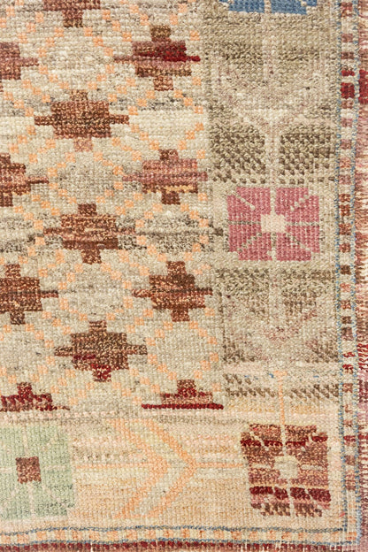 Trellis Kars Handwoven Tribal Rug, J88927
