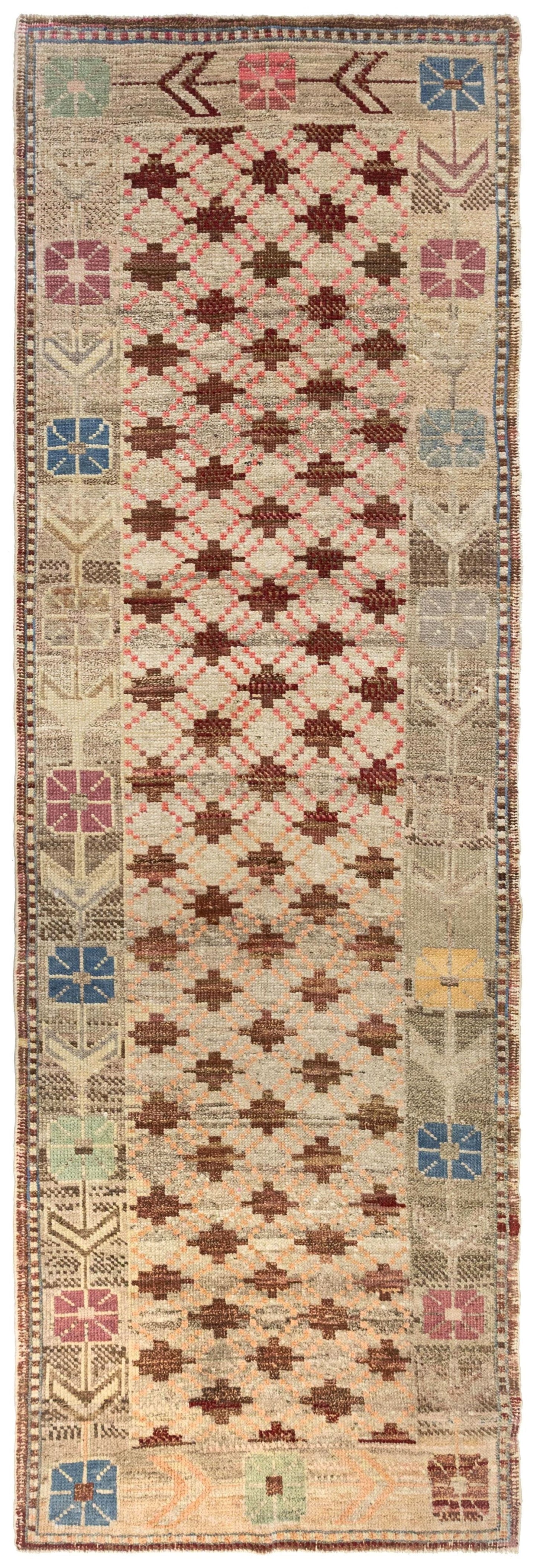  Trellis Kars Handwoven Tribal Rug