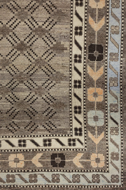 Trellis Kars Handwoven Tribal Rug, J88928