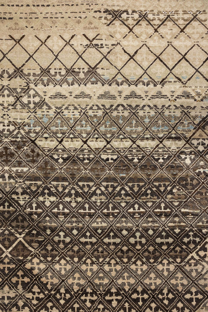 Trellis Kars Handwoven Tribal Rug, J88948