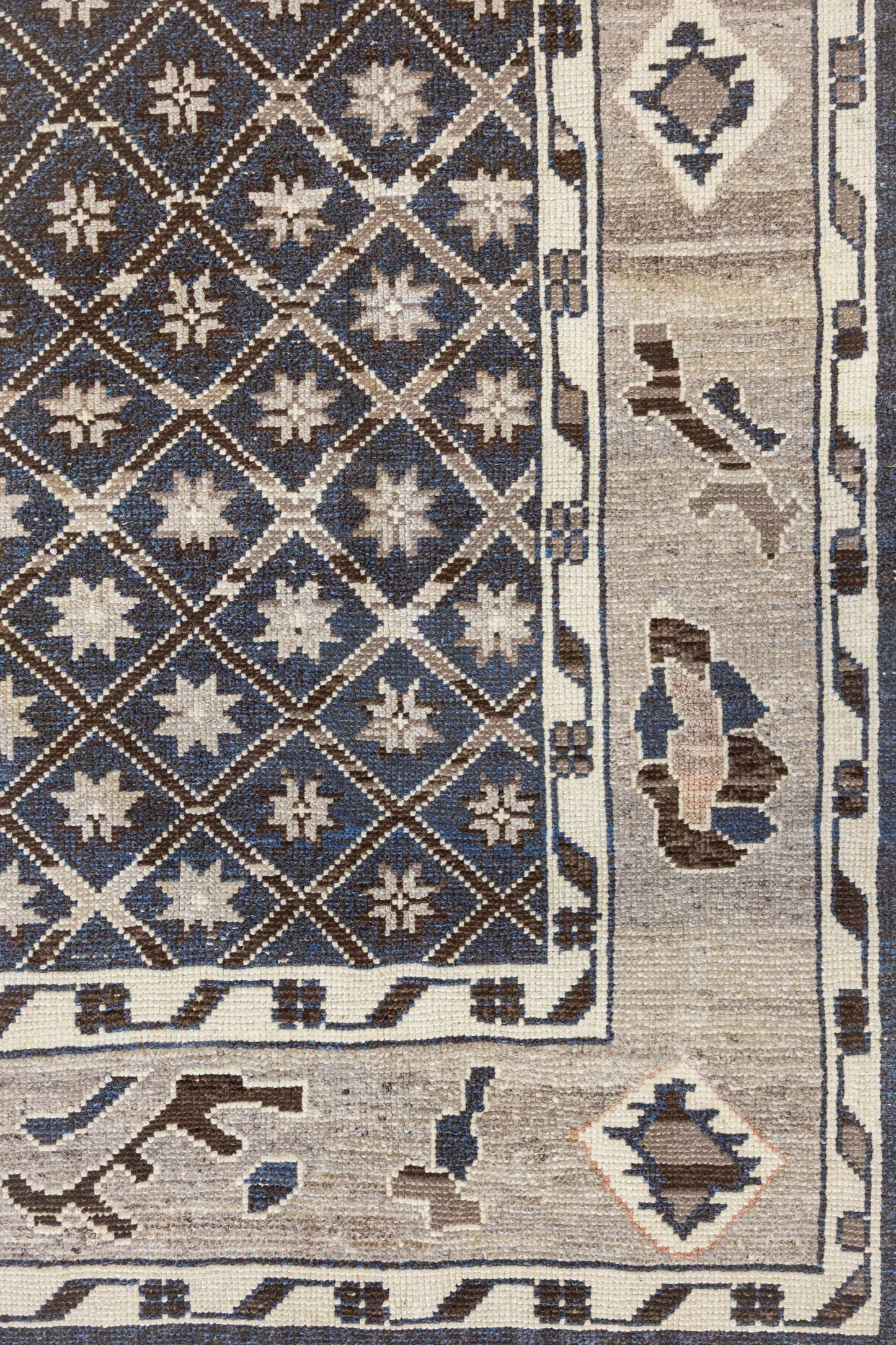 Trellis Kars Handwoven Tribal Rug, J88949
