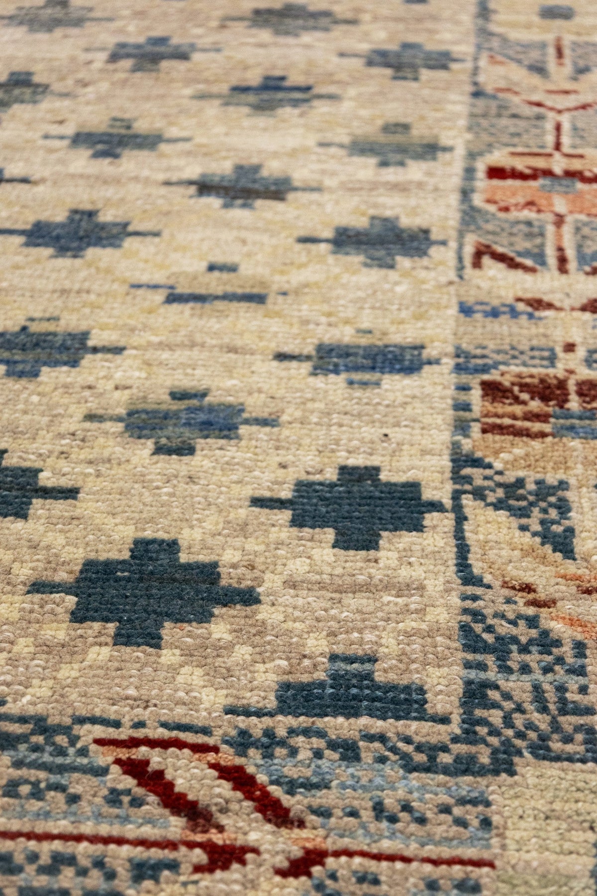 Trellis Kars Handwoven Tribal Rug, J88956