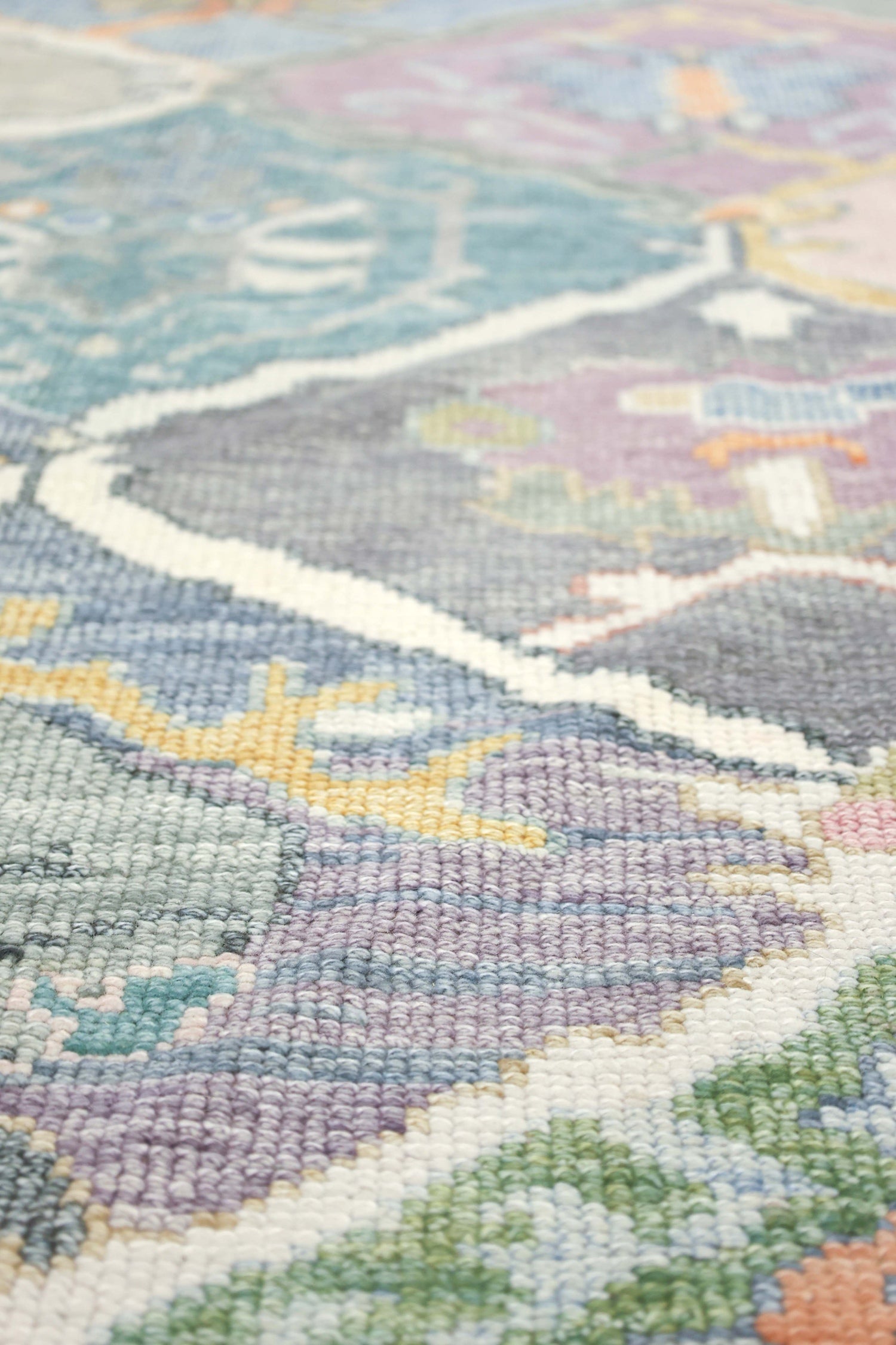 Trellis Oushak Handwoven Tribal Rug, J77364