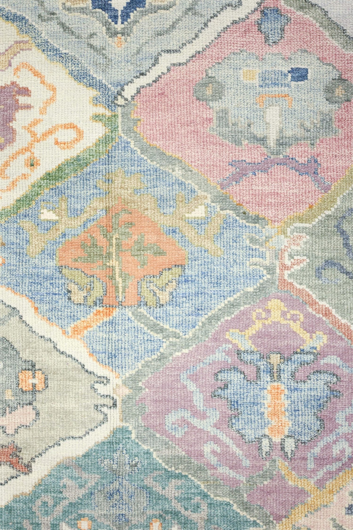 Trellis Oushak Handwoven Tribal Rug, J77364