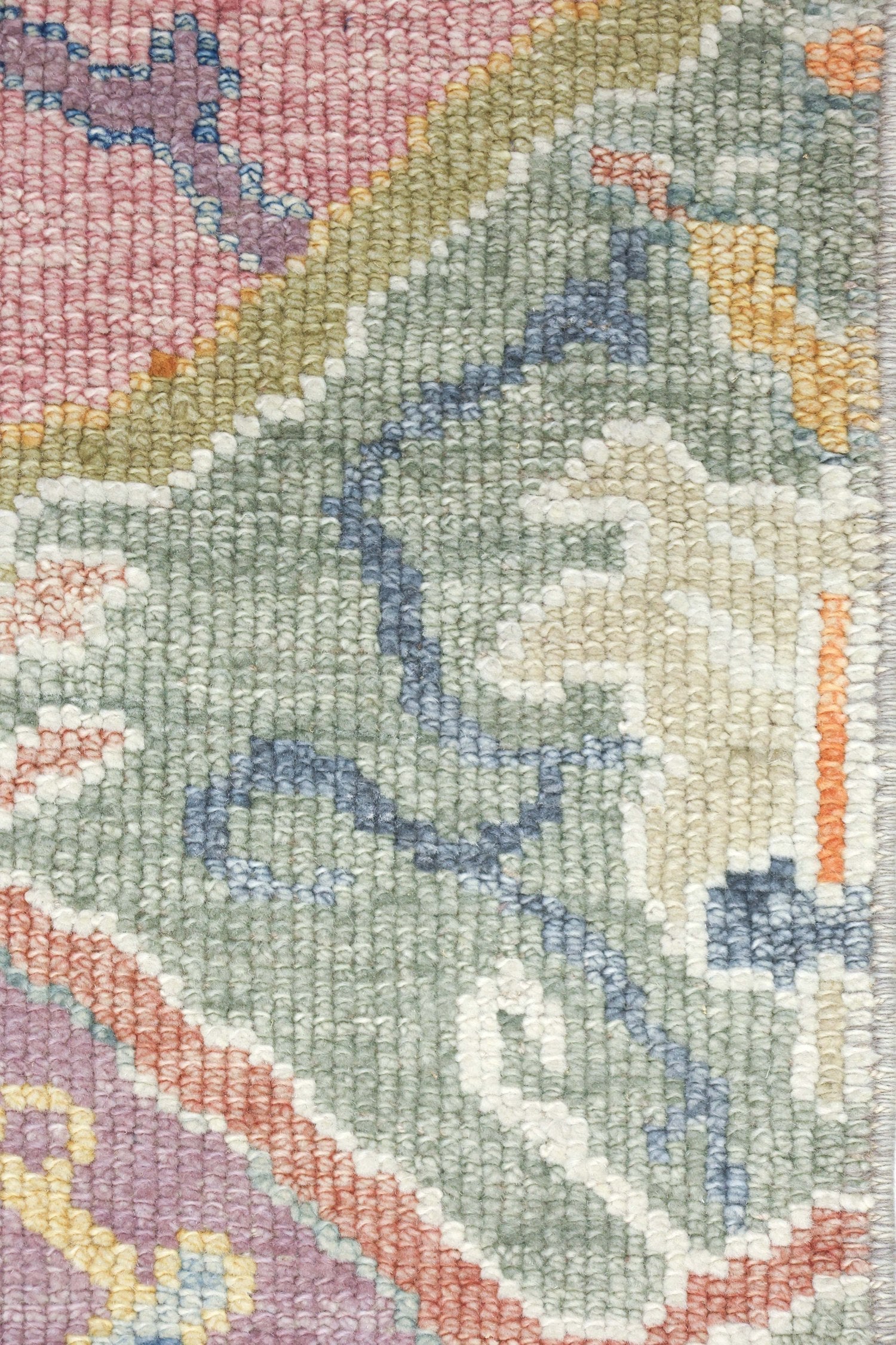 Trellis Oushak Handwoven Tribal Rug, J77364