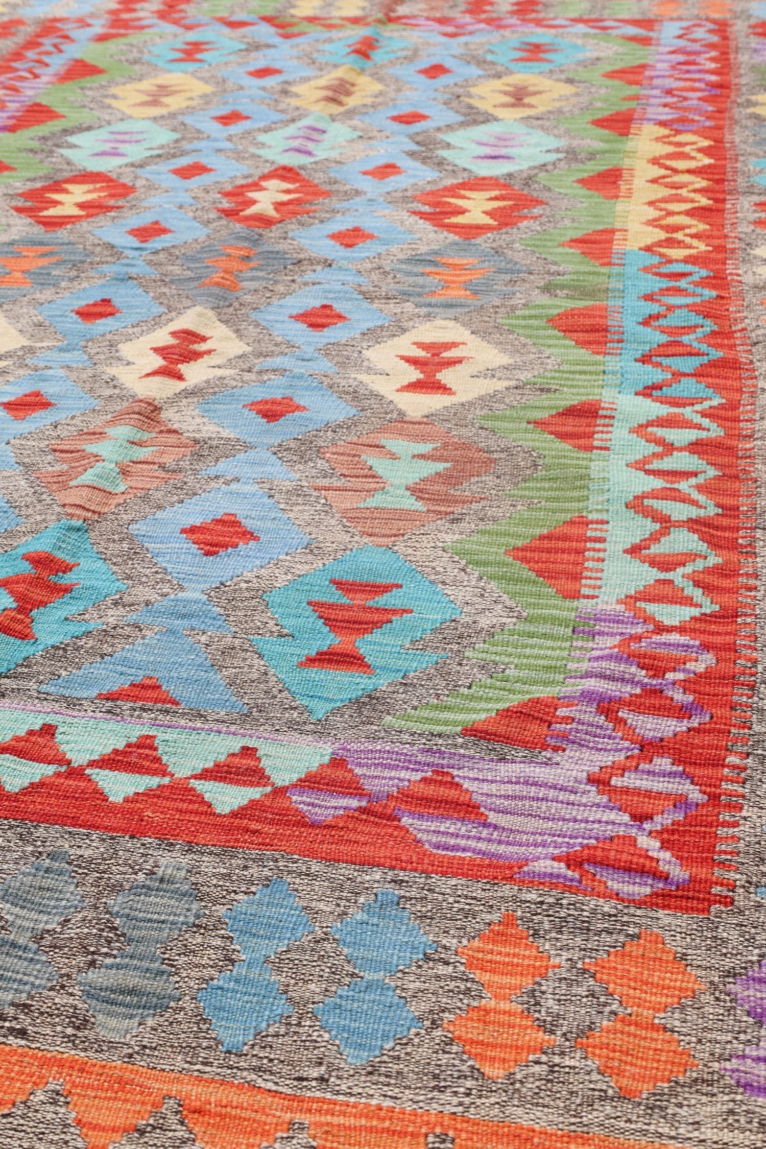 Uzbek Kilim Handwoven Tribal Rug | Landry & Arcari