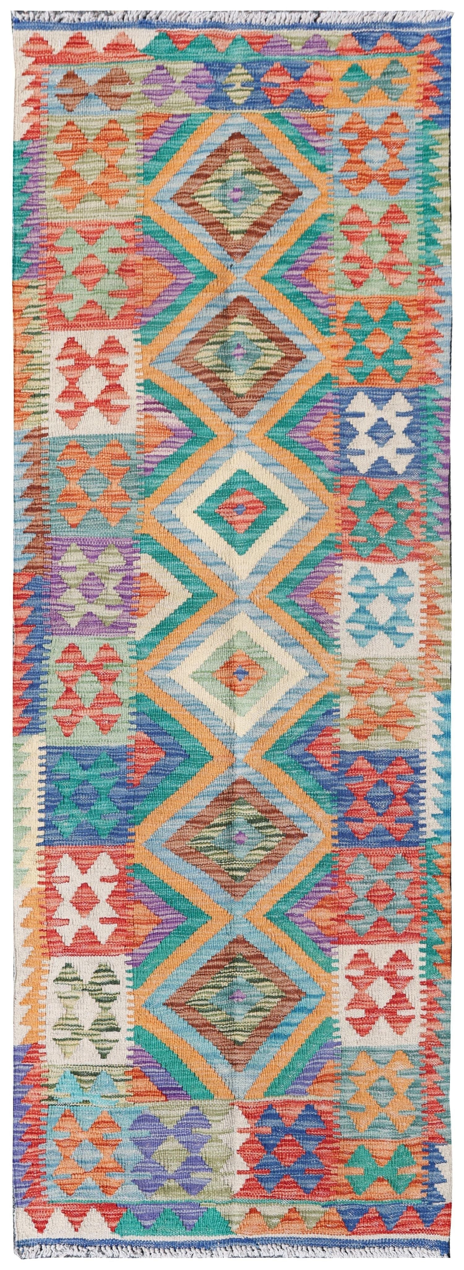 Uzbek Kilim Handwoven Tribal Rug | Landry & Arcari