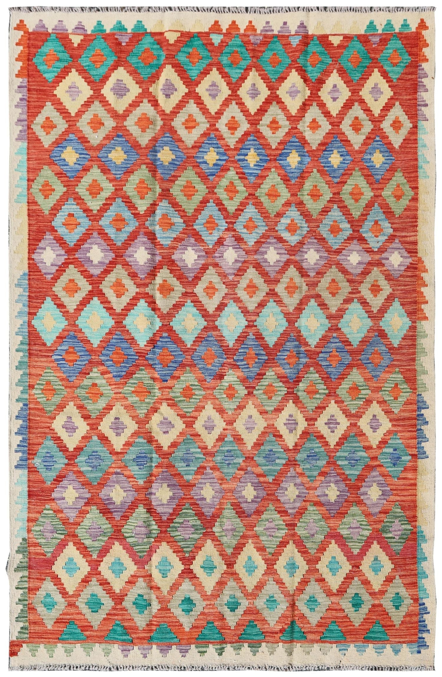 Uzbek Kilim Handwoven Tribal Rug | Landry & Arcari