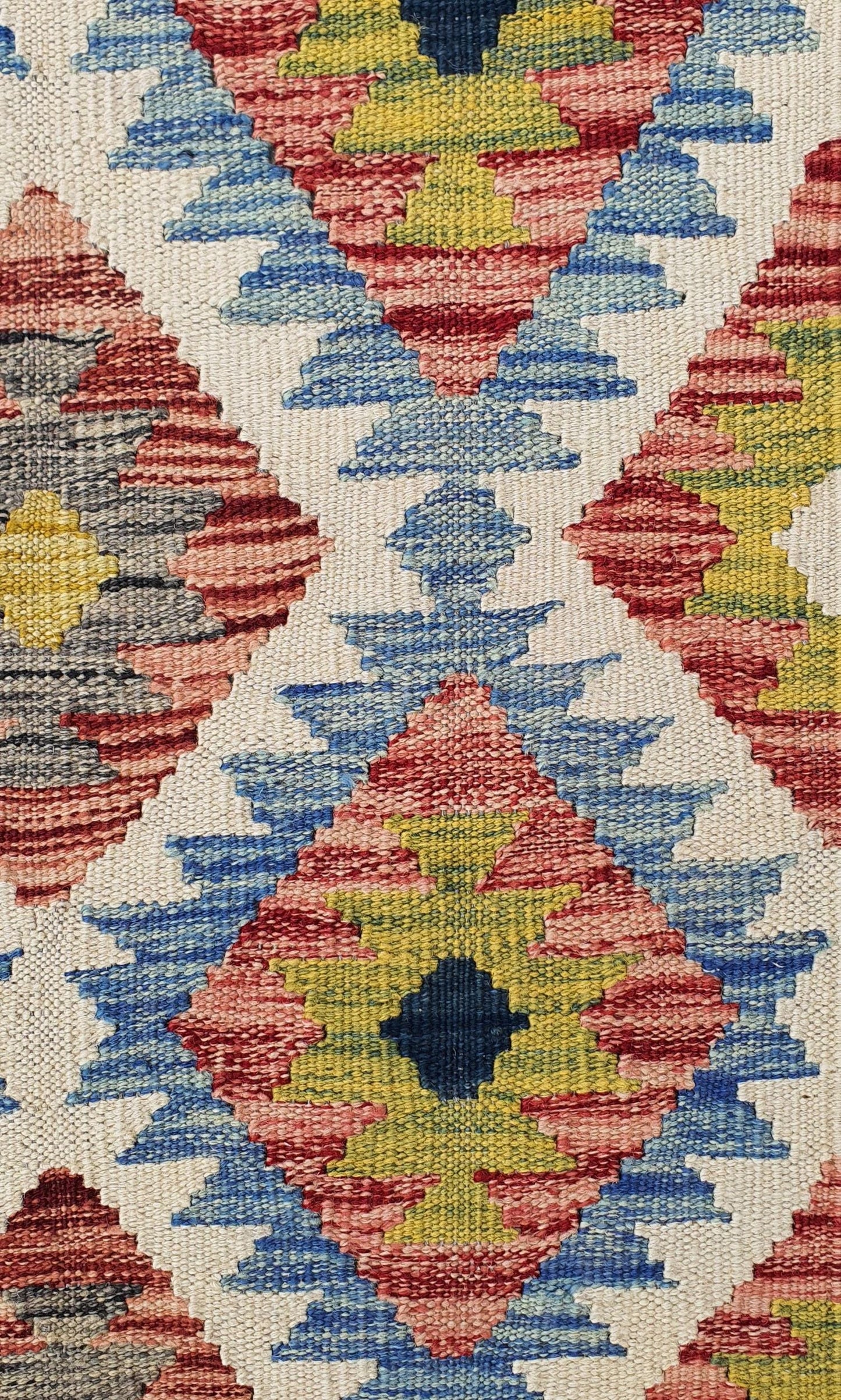 Uzbek Kilim Handwoven Tribal Rug, J80115