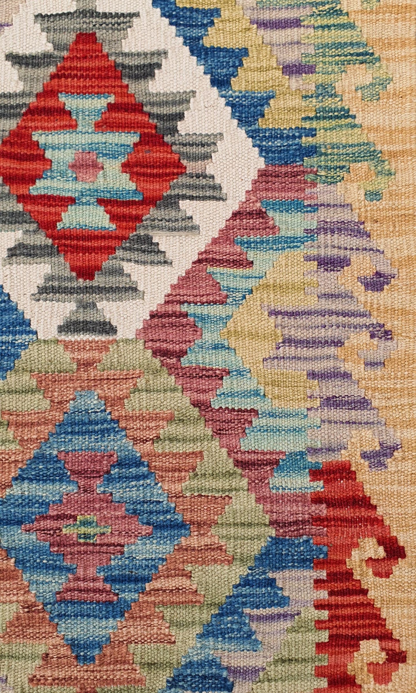 Uzbek Kilim Handwoven Tribal Rug, J80118