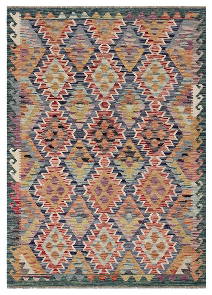 Uzbek Kilim Handwoven Tribal Rug