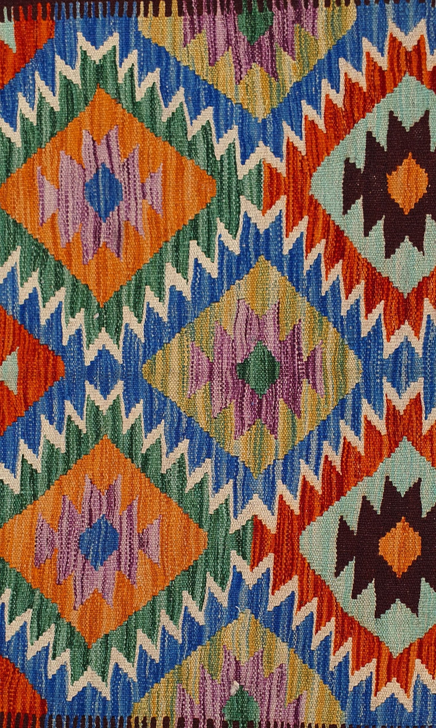 Uzbek Kilim Handwoven Tribal Rug, J80123