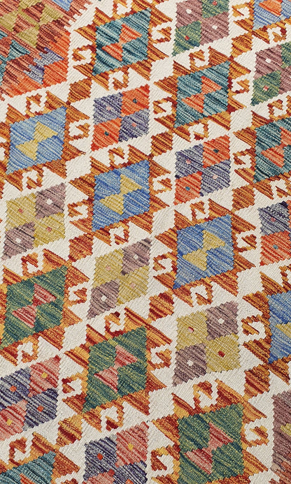 Uzbek Kilim Handwoven Tribal Rug, J80124