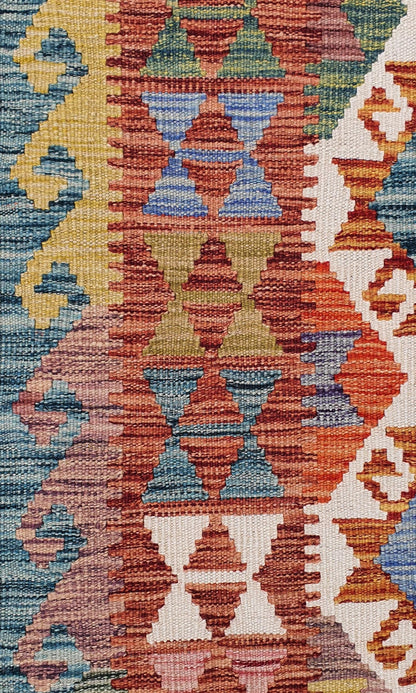 Uzbek Kilim Handwoven Tribal Rug, J80124