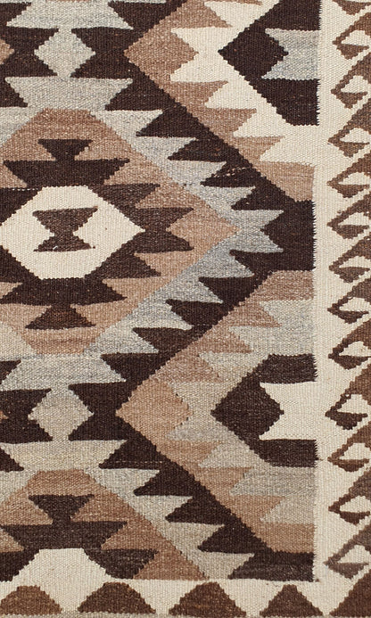 Uzbek Kilim Handwoven Tribal Rug, J80126