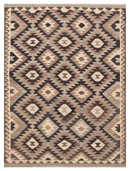Uzbek Kilim Handwoven Tribal Rug