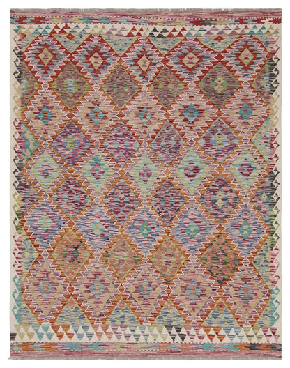 Uzbek Kilim Handwoven Tribal Rug