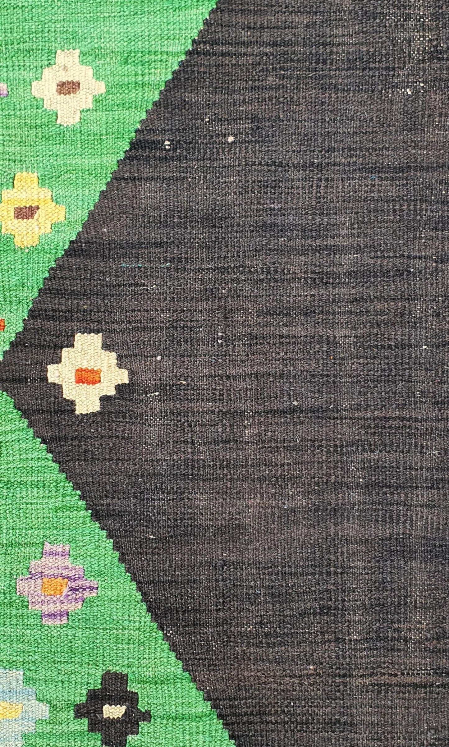 Uzbek Kilim Handwoven Tribal Rug, J80130