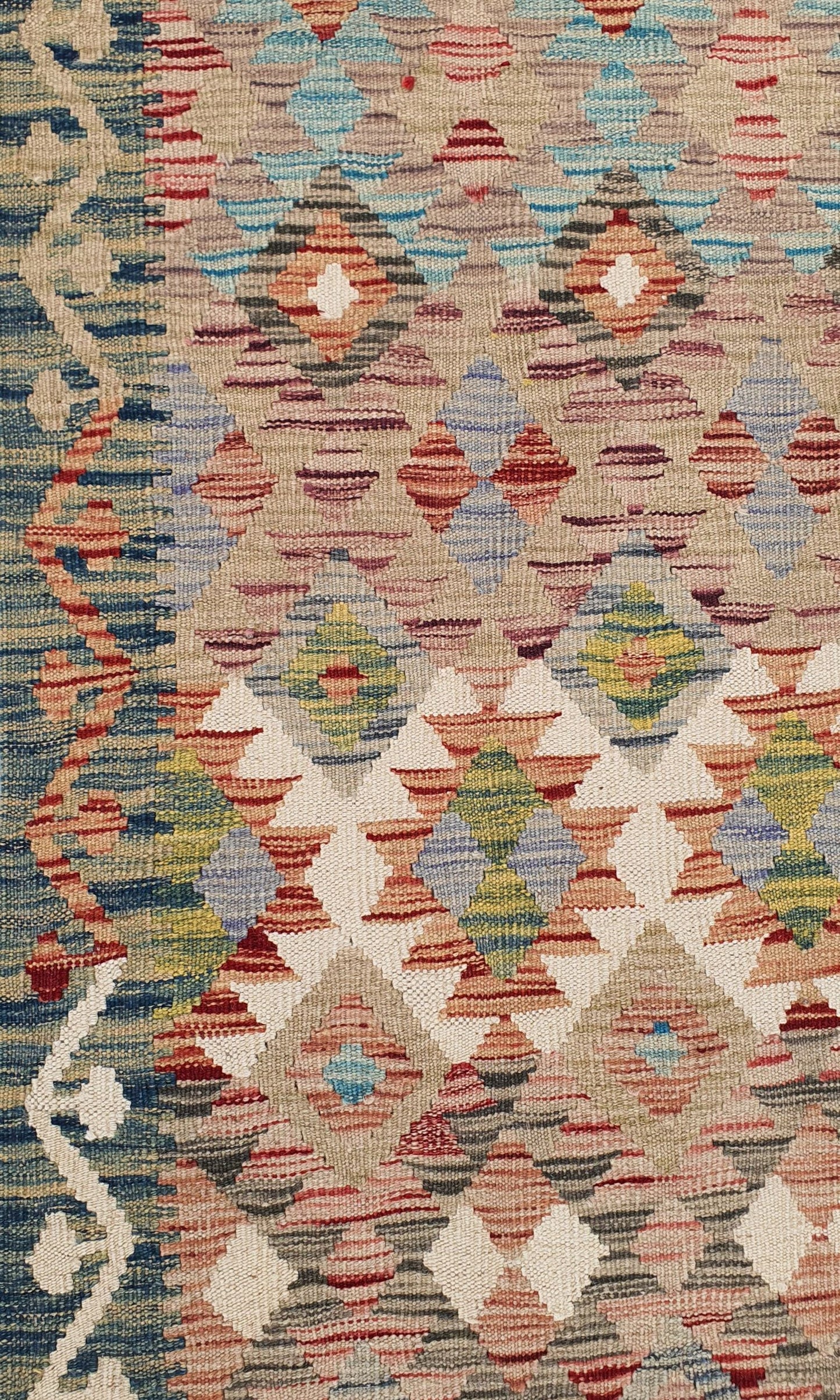Uzbek Kilim Handwoven Tribal Rug, J80131