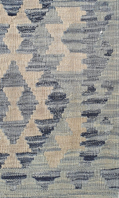 Uzbek Kilim Handwoven Tribal Rug, J80132