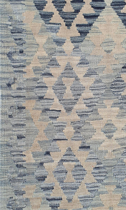 Uzbek Kilim Handwoven Tribal Rug, J80132