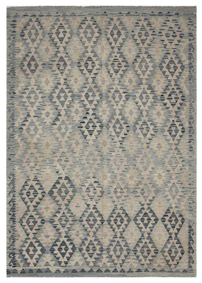 Uzbek Kilim Handwoven Tribal Rug