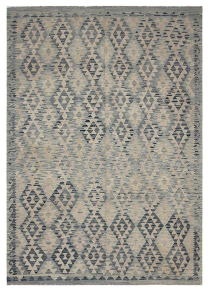 Uzbek Kilim Handwoven Tribal Rug