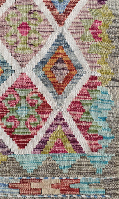 Uzbek Kilim Handwoven Tribal Rug, J80141