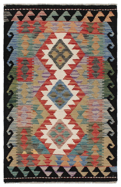 Uzbek Kilim Handwoven Tribal Rug