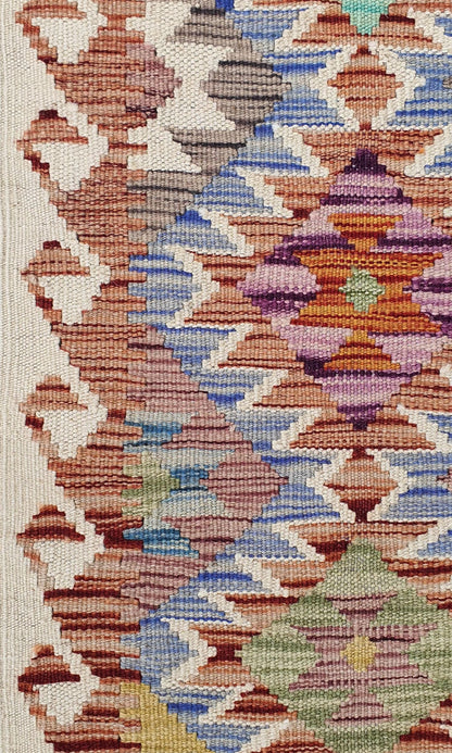 Uzbek Kilim Handwoven Tribal Rug, J80149