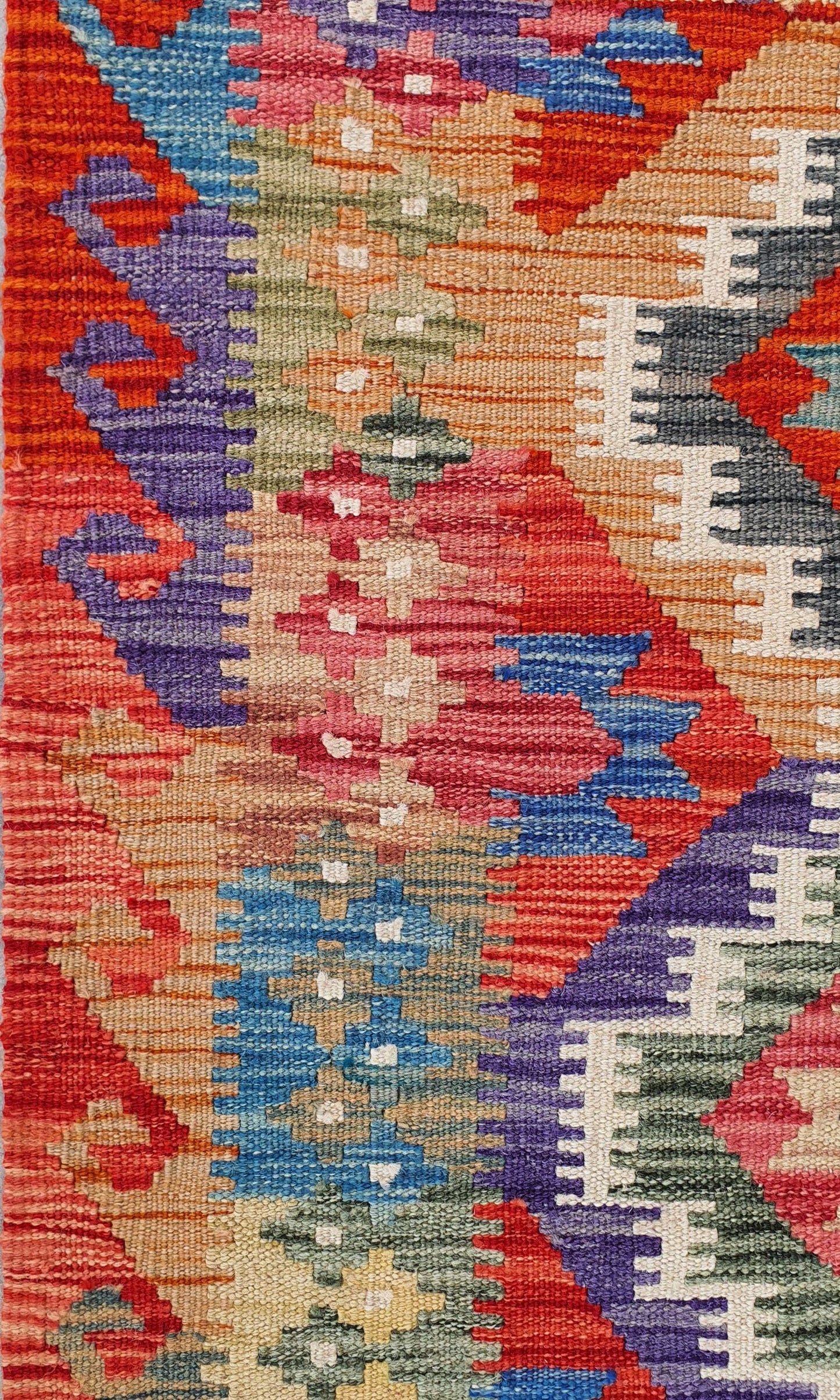 Uzbek Kilim Handwoven Tribal Rug, J80150