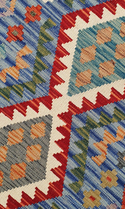 Uzbek Kilim Handwoven Tribal Rug, J80153