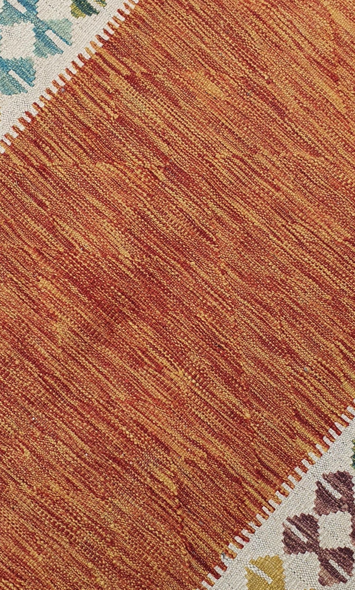 Uzbek Kilim Handwoven Tribal Rug, J80154