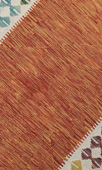 Uzbek Kilim Handwoven Tribal Rug, J80154