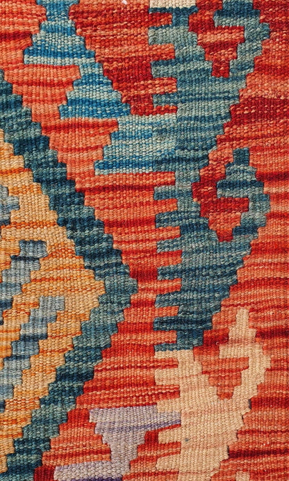 Uzbek Kilim Handwoven Tribal Rug, J80157