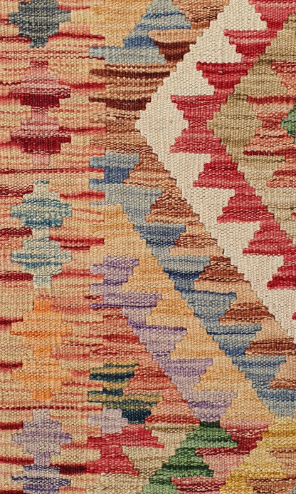 Uzbek Kilim Handwoven Tribal Rug, J80159
